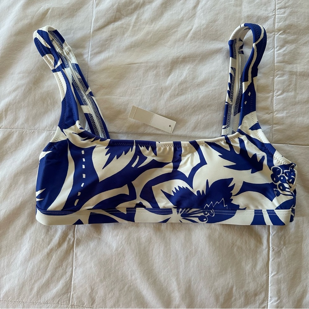 Madewell second wave tropical bikini top